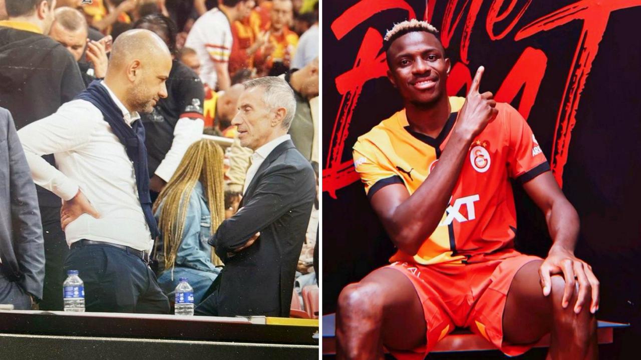 阿森纳体育总监贝尔塔与加拉塔萨雷主席厄兹贝克进行了会面。
媒体透露奥斯梅恩是贝尔