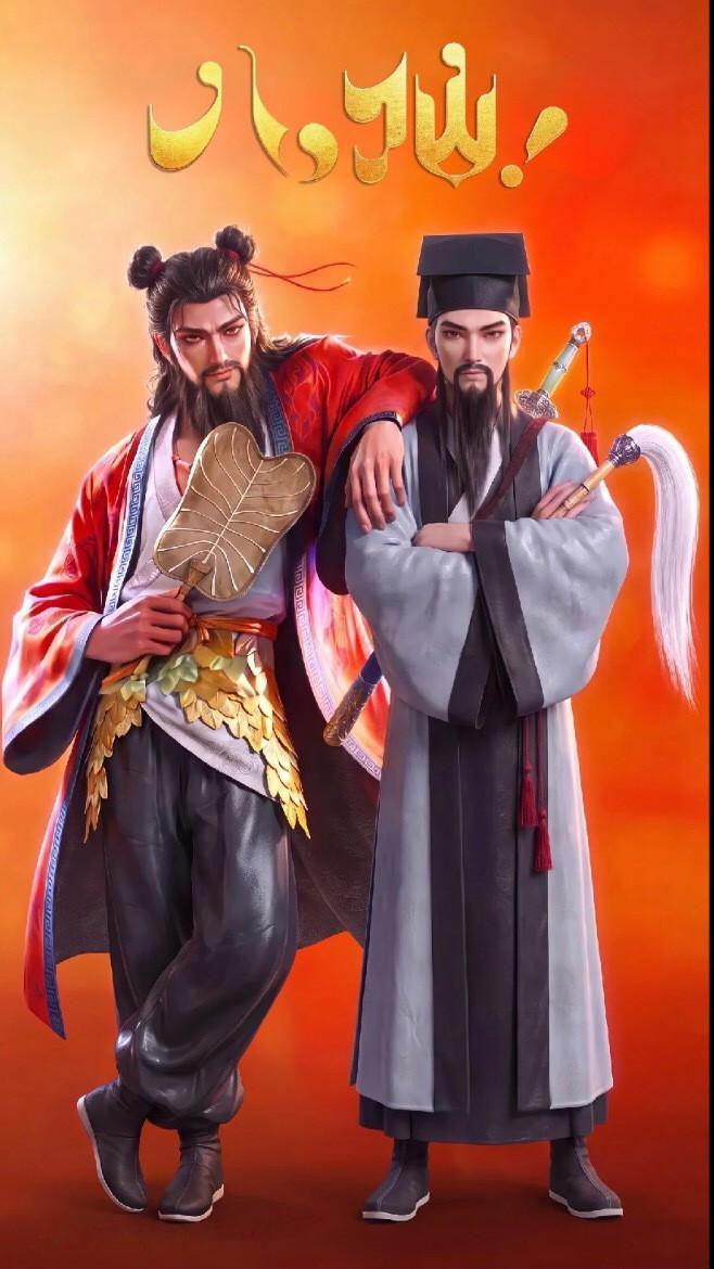 朋友逛LOF说看到的原装钟离权和吕洞宾，发给我欣赏……笑发财了！！！