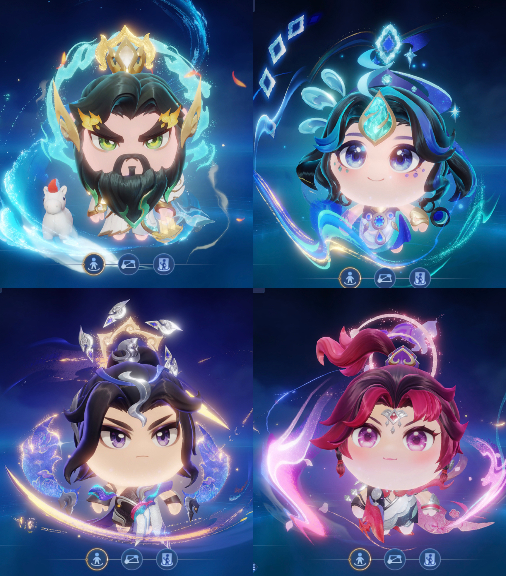 年限灵宝只有狄仁杰穿了双精致小鞋子。貂蝉稍微次之，也有鞋子其他就是光脚的不怕穿鞋