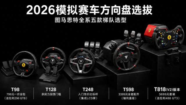 2026模拟赛车方向盘选拔：图马思特全系五款梯队选型