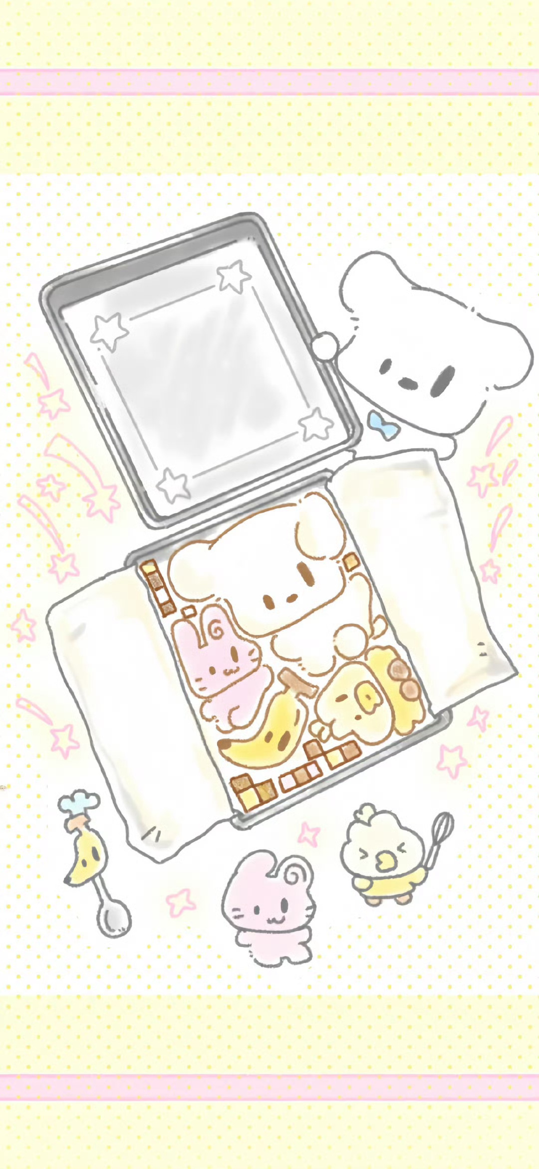 𝙒𝙚𝘾𝙝𝙖𝙩背景图｜简约ins｜聊天背景图分享｜呆萌可爱 