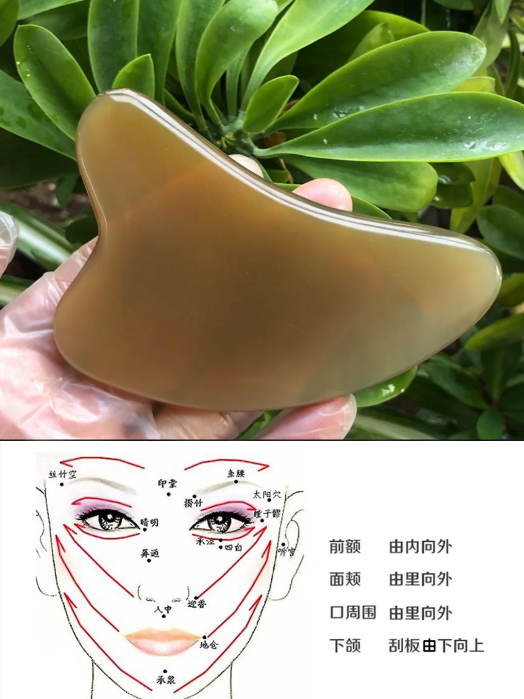 面部刮痧掌握6点，悄悄变美，闺蜜看了都嫉妒