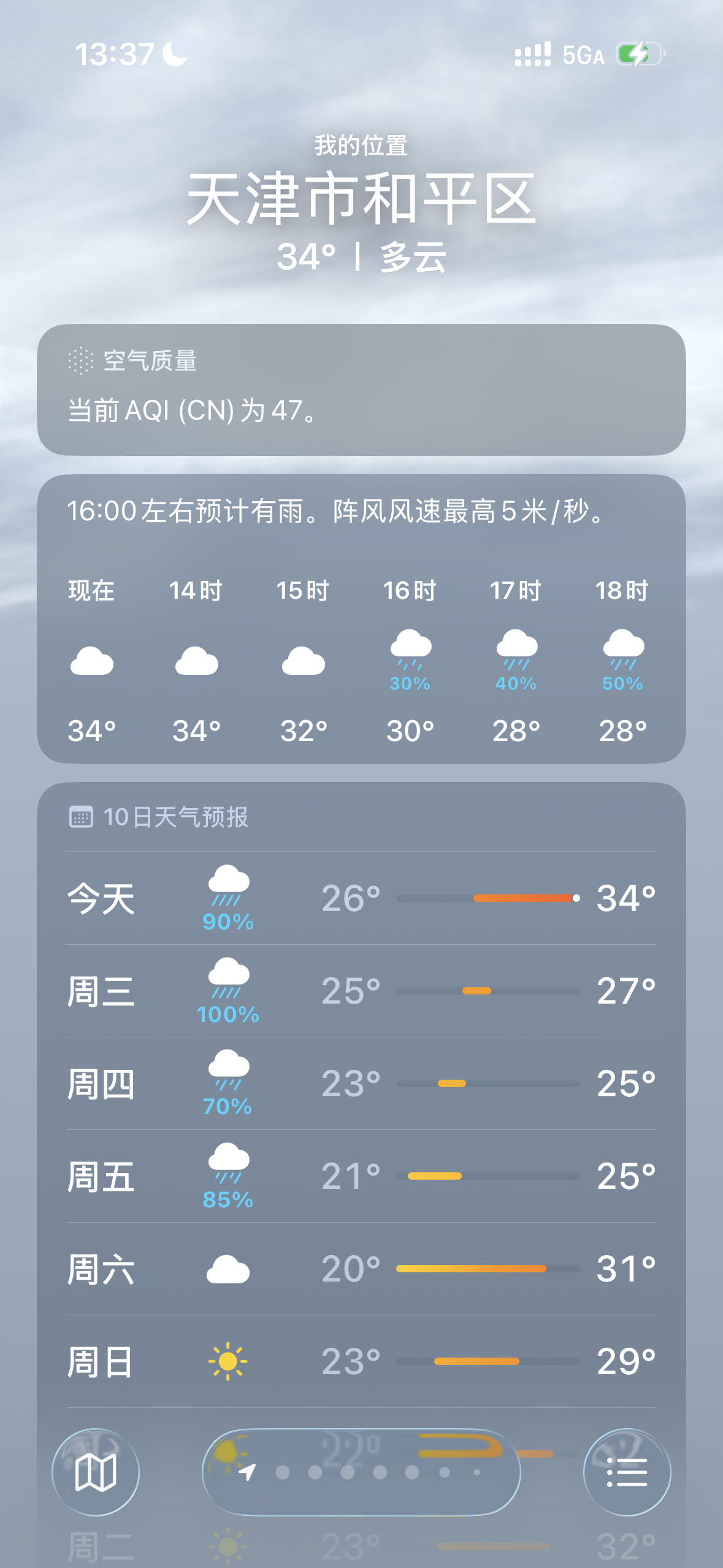 因为实习爱上了下雨天☔️刚领导来工位说接下来几天 早上看着有雨就可以不来了 我明