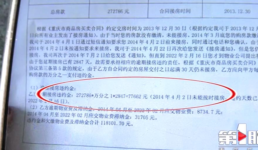 重庆，一男子十年前27万购房后，一直没收房管理，现在房价飙升，还临近优质学区，他