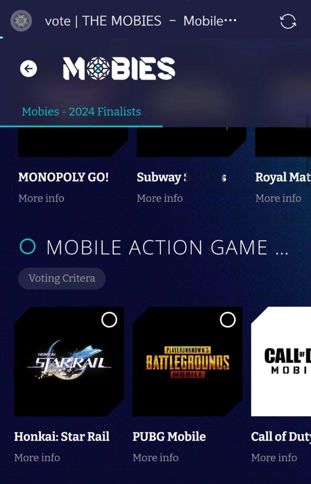 #今天星铁发生了什么##崩坏星穹铁道# 【星铁速报】Mobile Awards年
