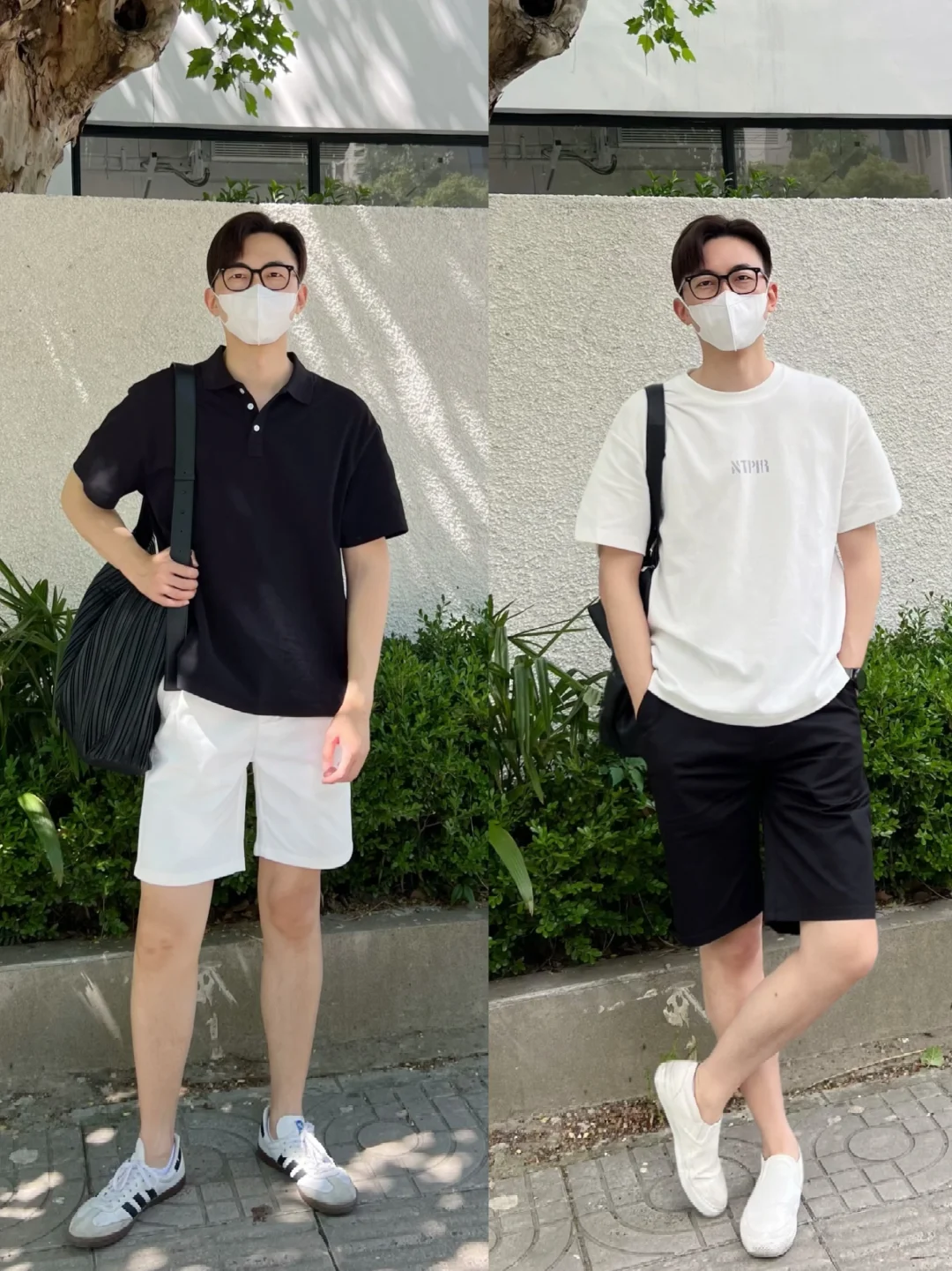 25-35岁男士穿搭|清爽黑白配