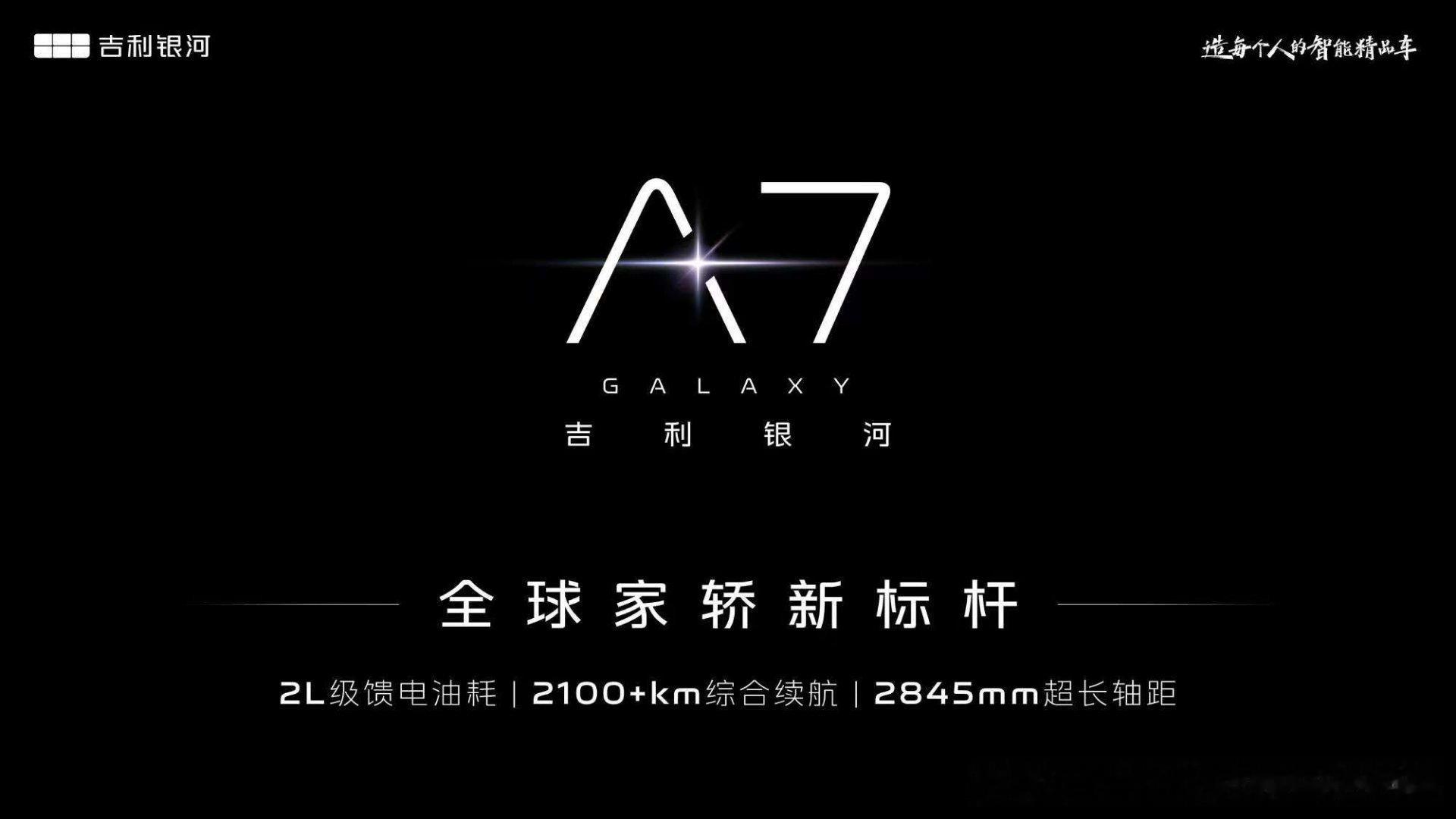 吉利的新车A7两升级馈电油耗2100km综合续航而且价格想必也很凶猛从今年 星愿