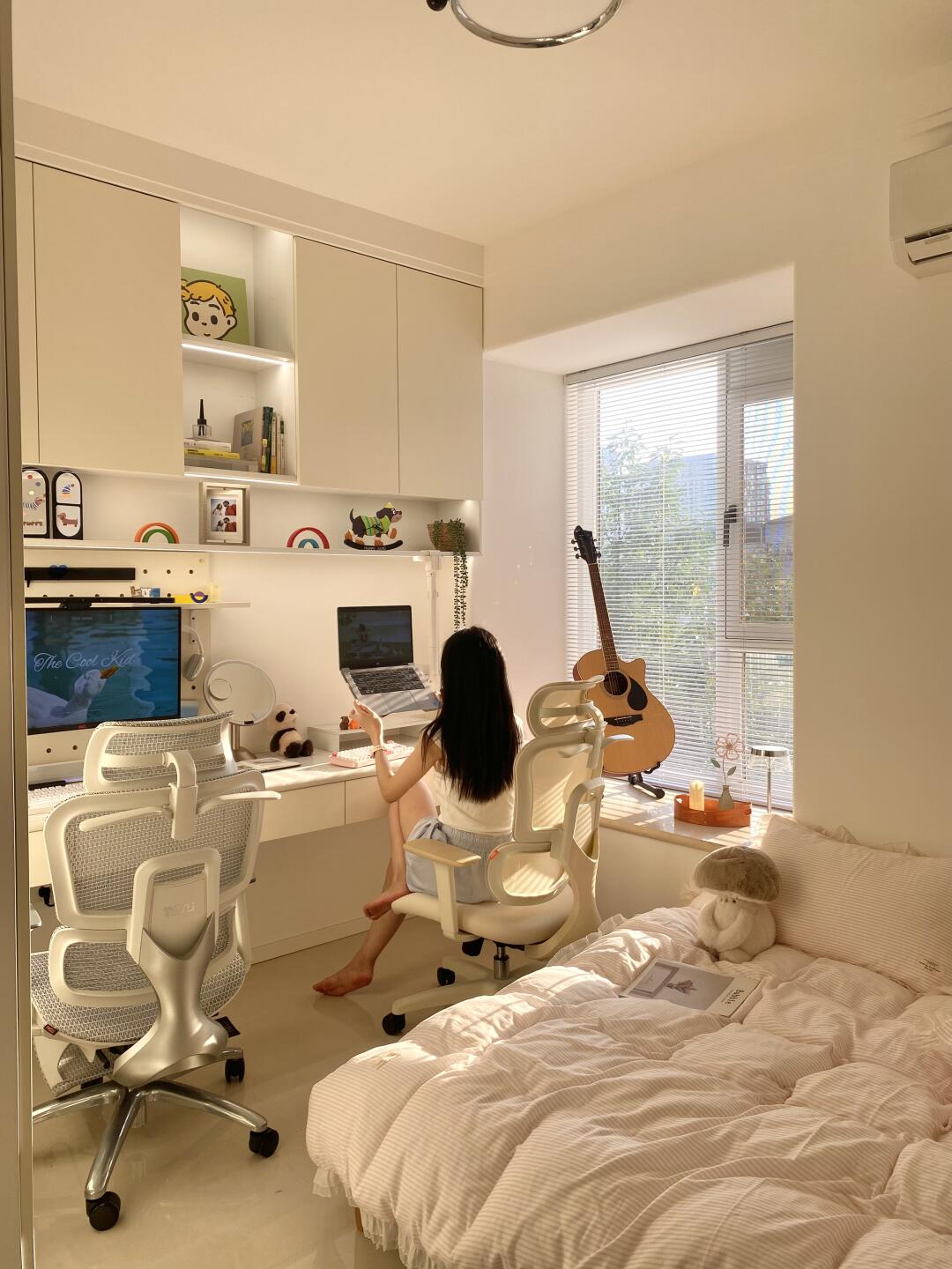 抄作业成功，巴掌大9㎡做成书房➕衣帽间➕客房