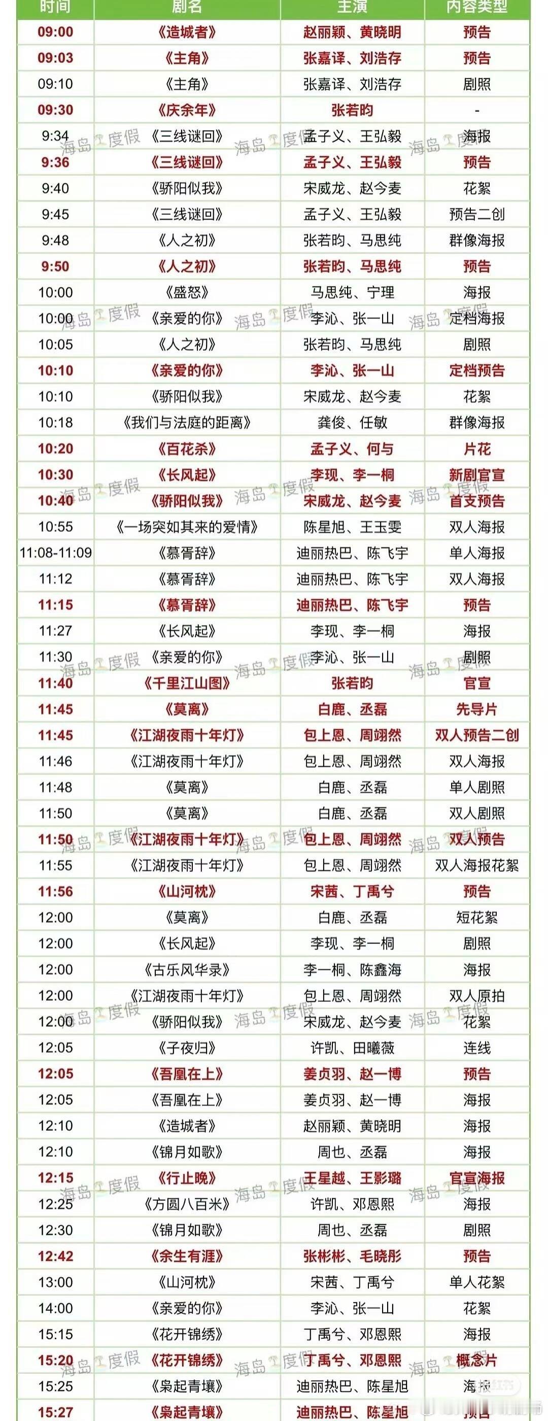 6.23还挺热闹的💖大家期待哪个？ ​​​