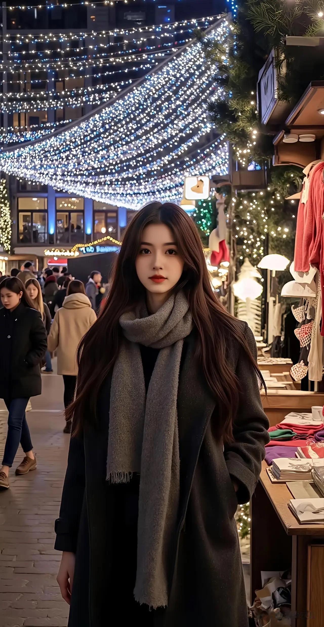 围巾裹得再紧，也不如有人并肩走来得暖。