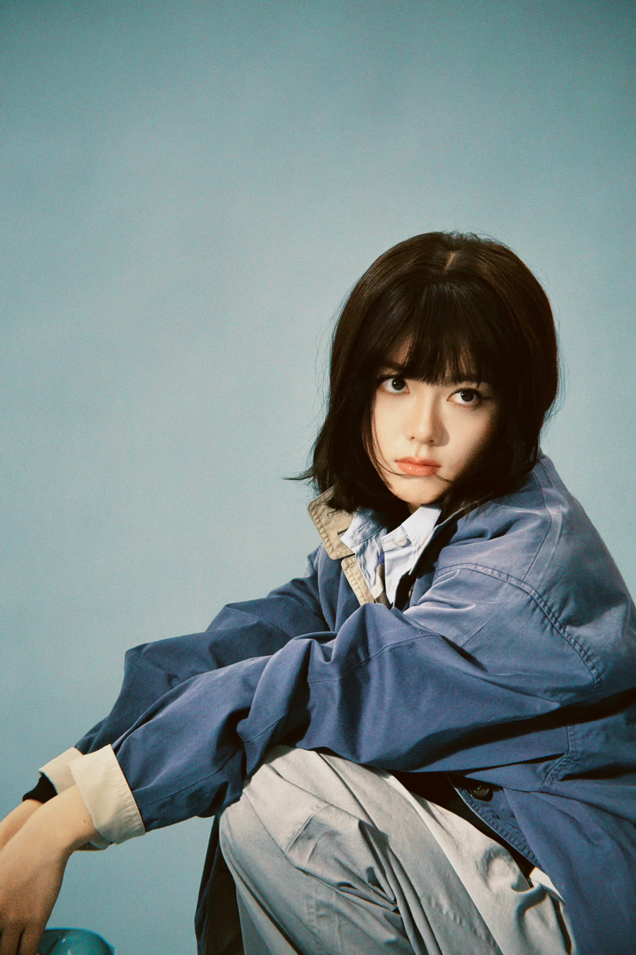 赵今麦 × Miu Miu 全新造型宣传大片 🔵🟤 