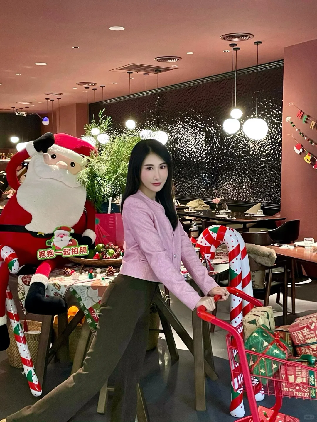 🎄圣诞氛围满满的餐厅，约会必选！