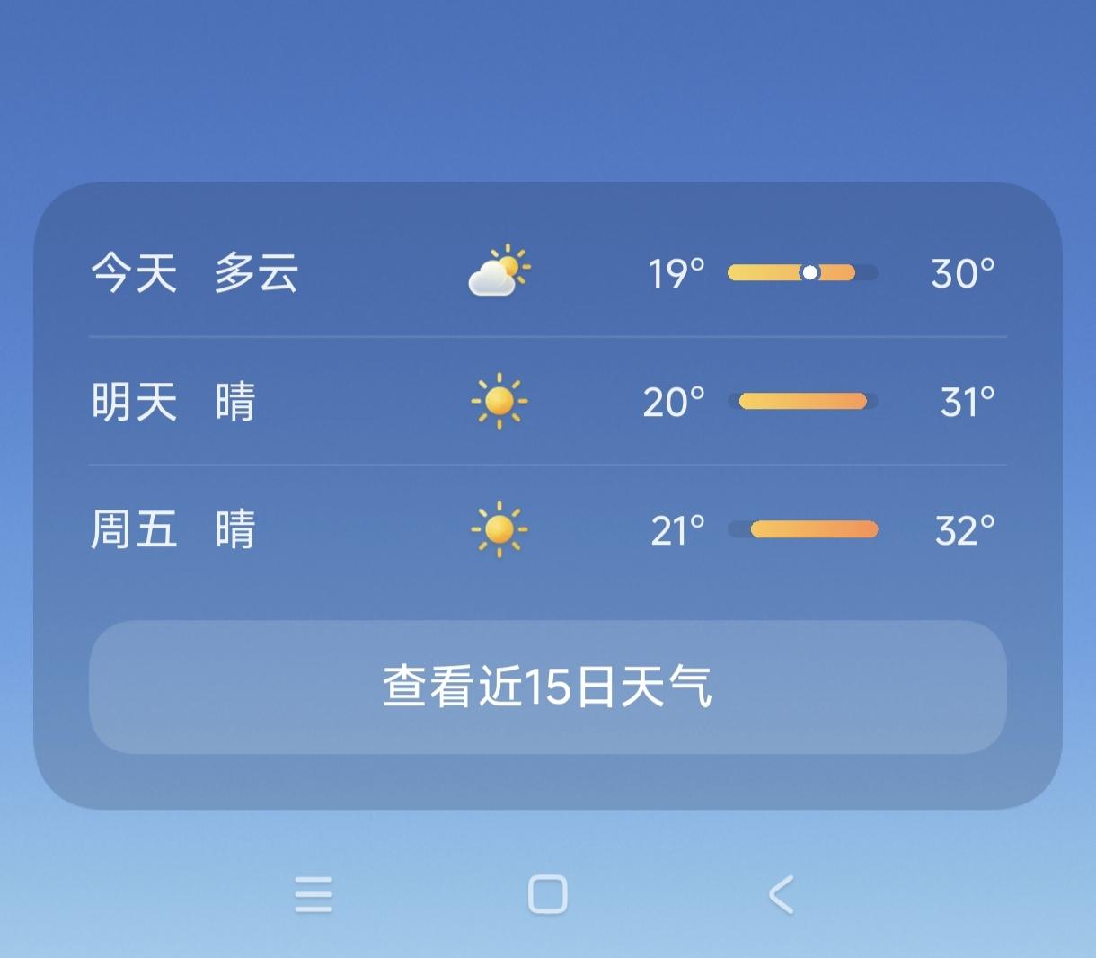 看看广州现在的温度是不是很舒服啊？白天出来逛街也不是很热了，晚上睡觉不用开空调了