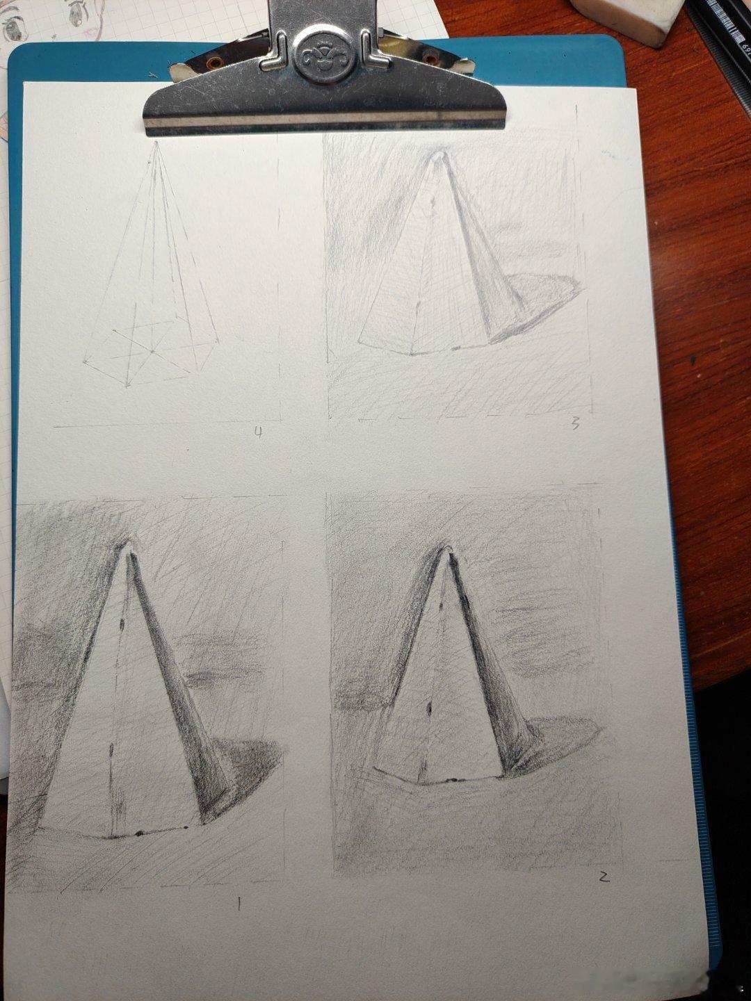 素描纸也有正反面？反正我两边都画了，没看出来哪面是正面绘画生活手记