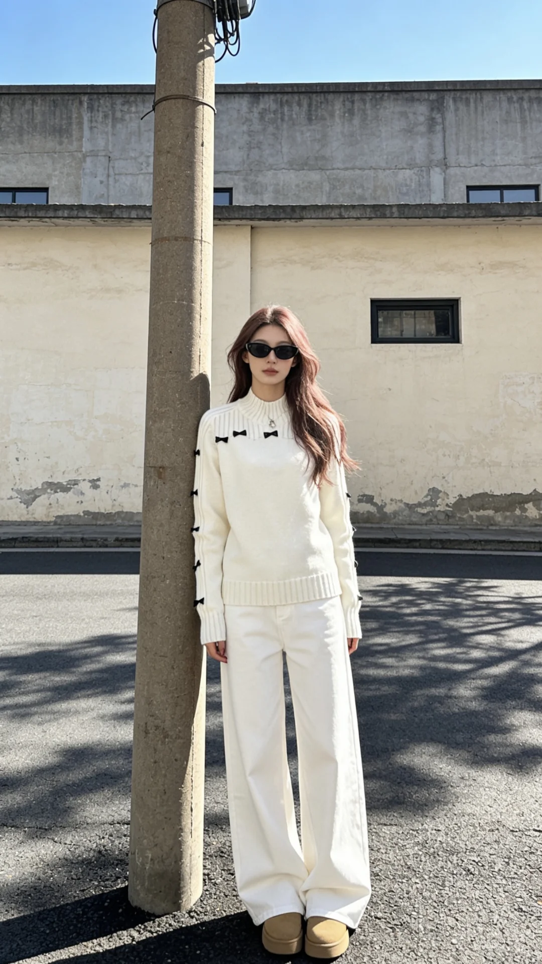 高级白色质感穿搭