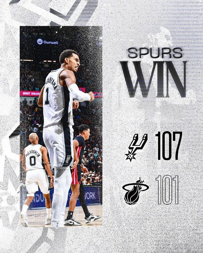 NBA：少林文班率马刺豪取5连胜创造队史最佳开局战绩！
北京时间10月31日，今