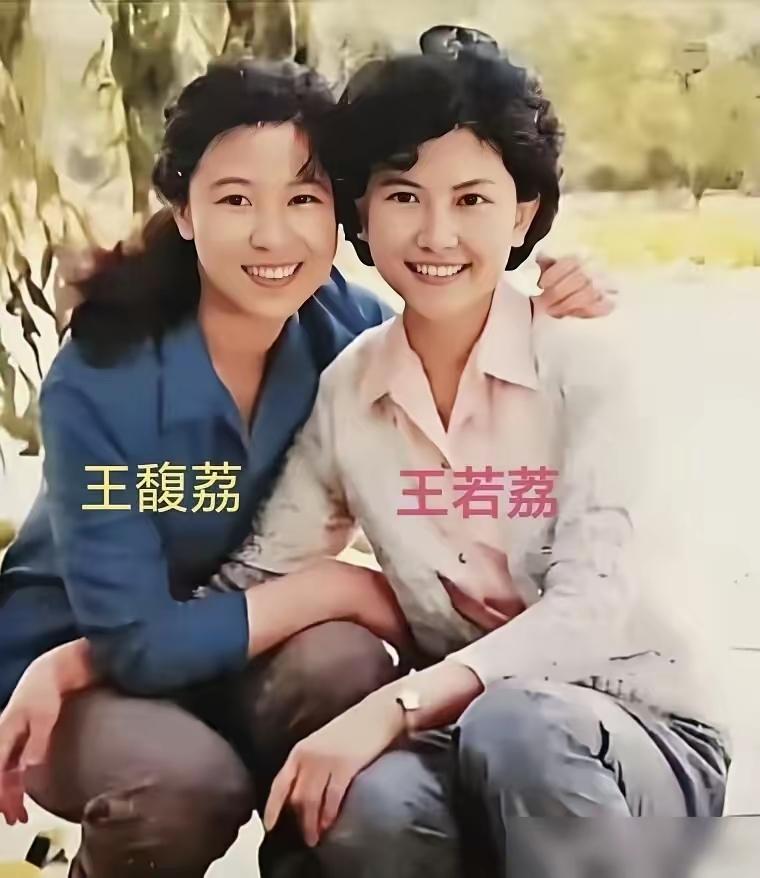 这姐俩颜值真高，姐姐王若荔比妹妹王馥荔还要好看，但名气没妹妹大。