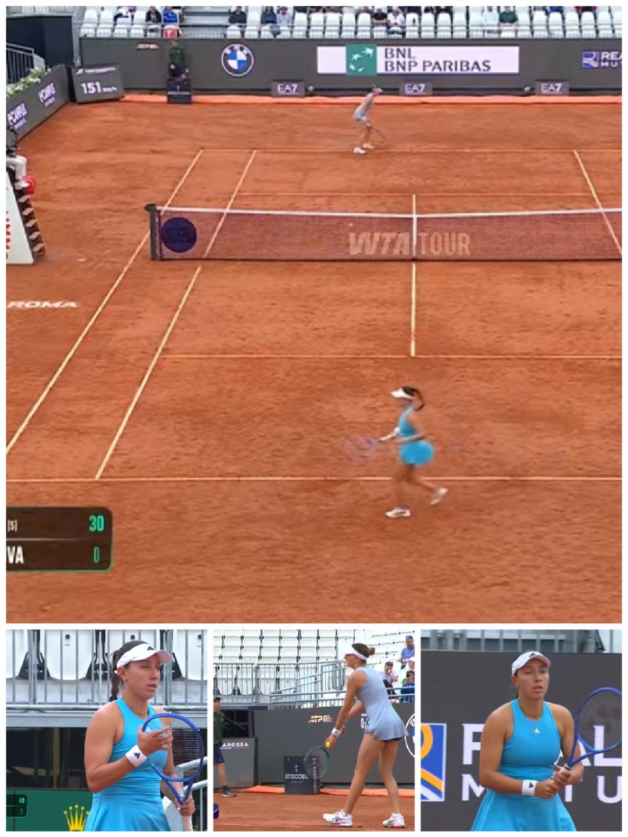 2026跟着网球🎾环游世界
     红土赛季来到意大利🇮🇹罗马，WTA1