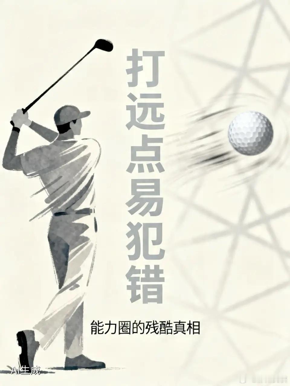 段永平：凡是想打远点的时候，最容易犯错段永平曾有一个关于高尔夫的精彩比喻：“会打