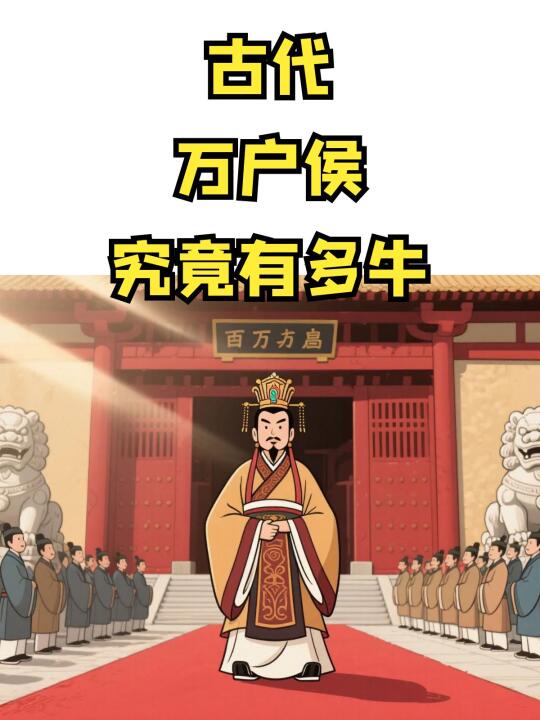 古代的万户侯究竟有多牛？