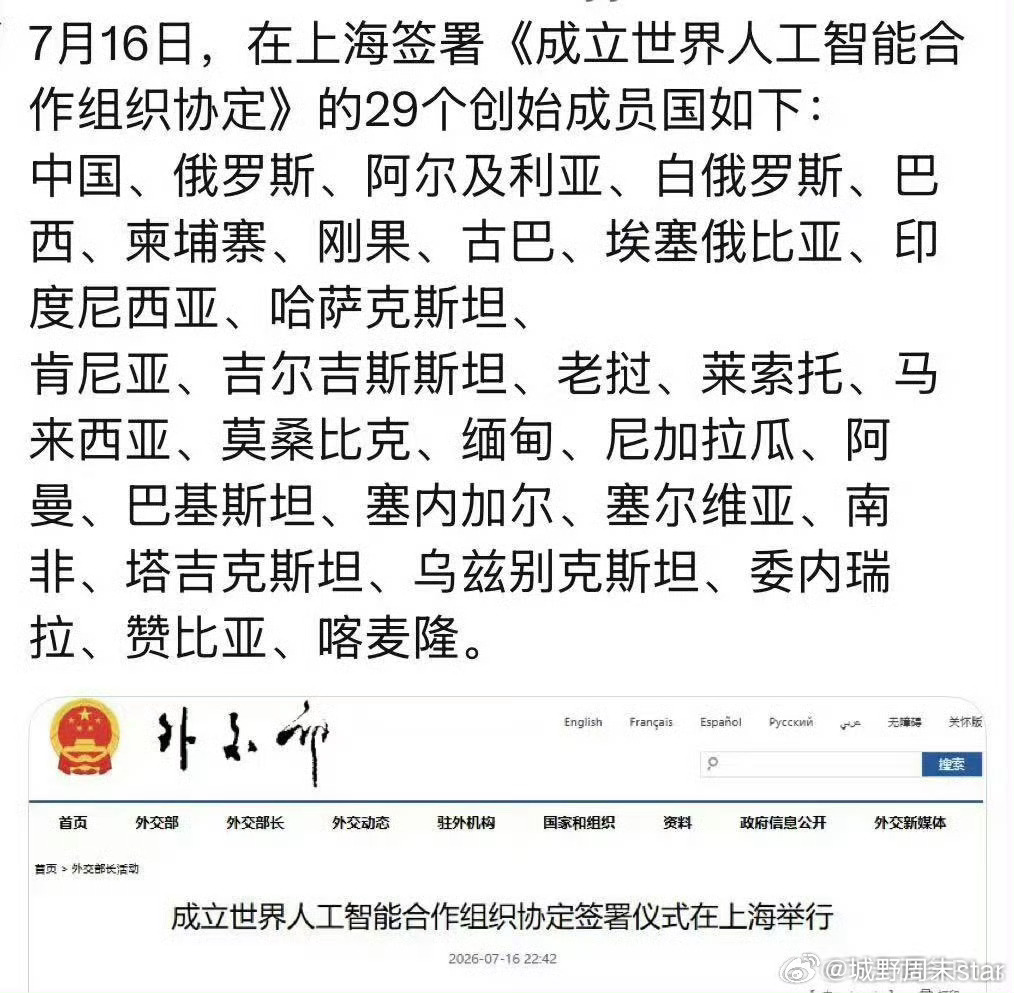 世界两大AI组织都是狠角色如今全球AI治理分成两大核心阵营，打法完全不同。西方主
