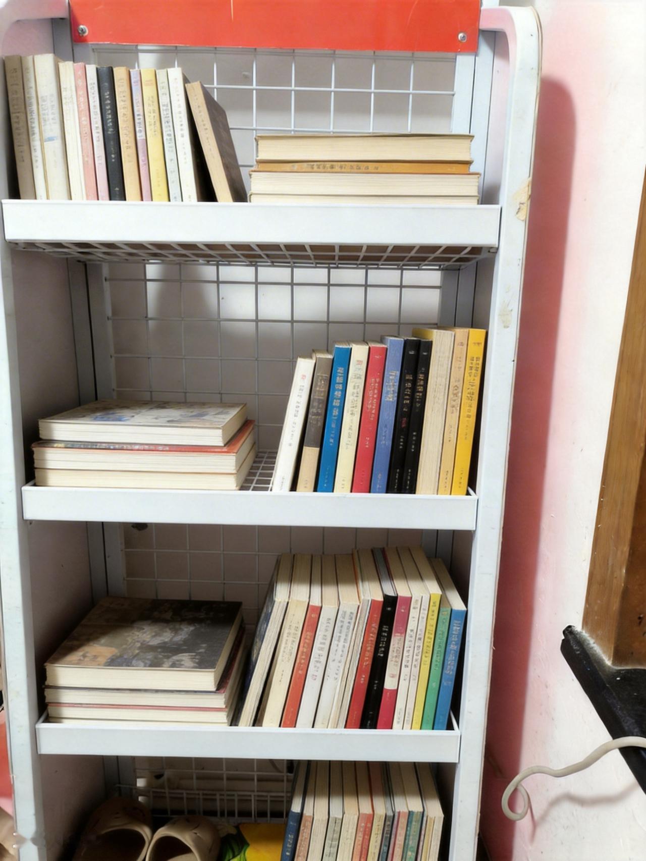 我的置物架，在卧室一角经过整理，终于属于我个人。[笑哭]