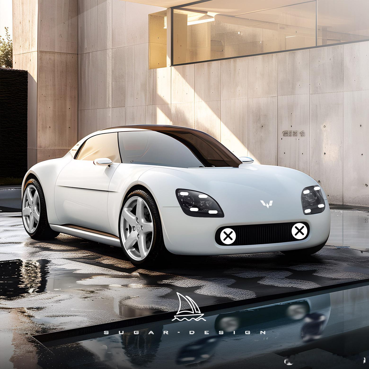 #新车前沿预览##sugardesign ai新车# 来个五菱丨酸Q 系列小跑车