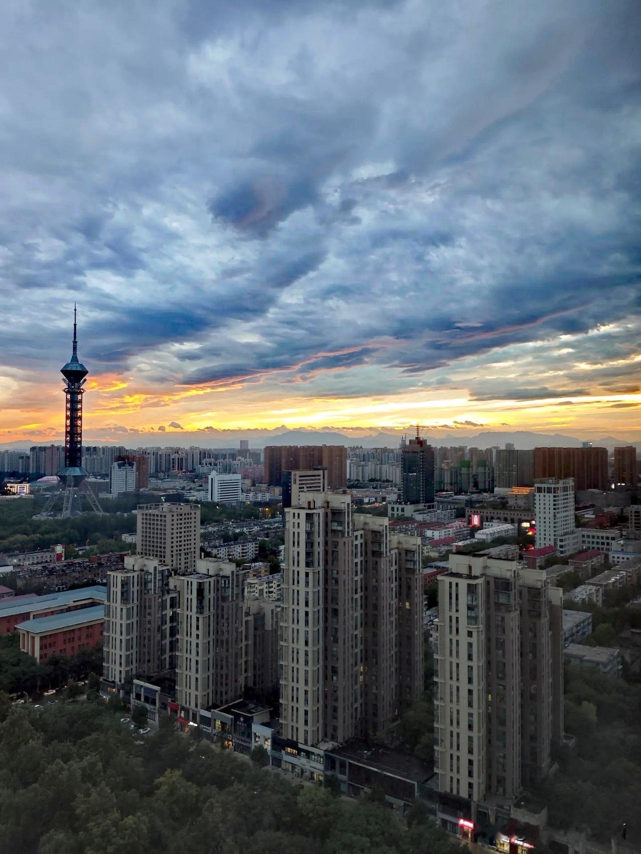 雨后石家庄的天空！