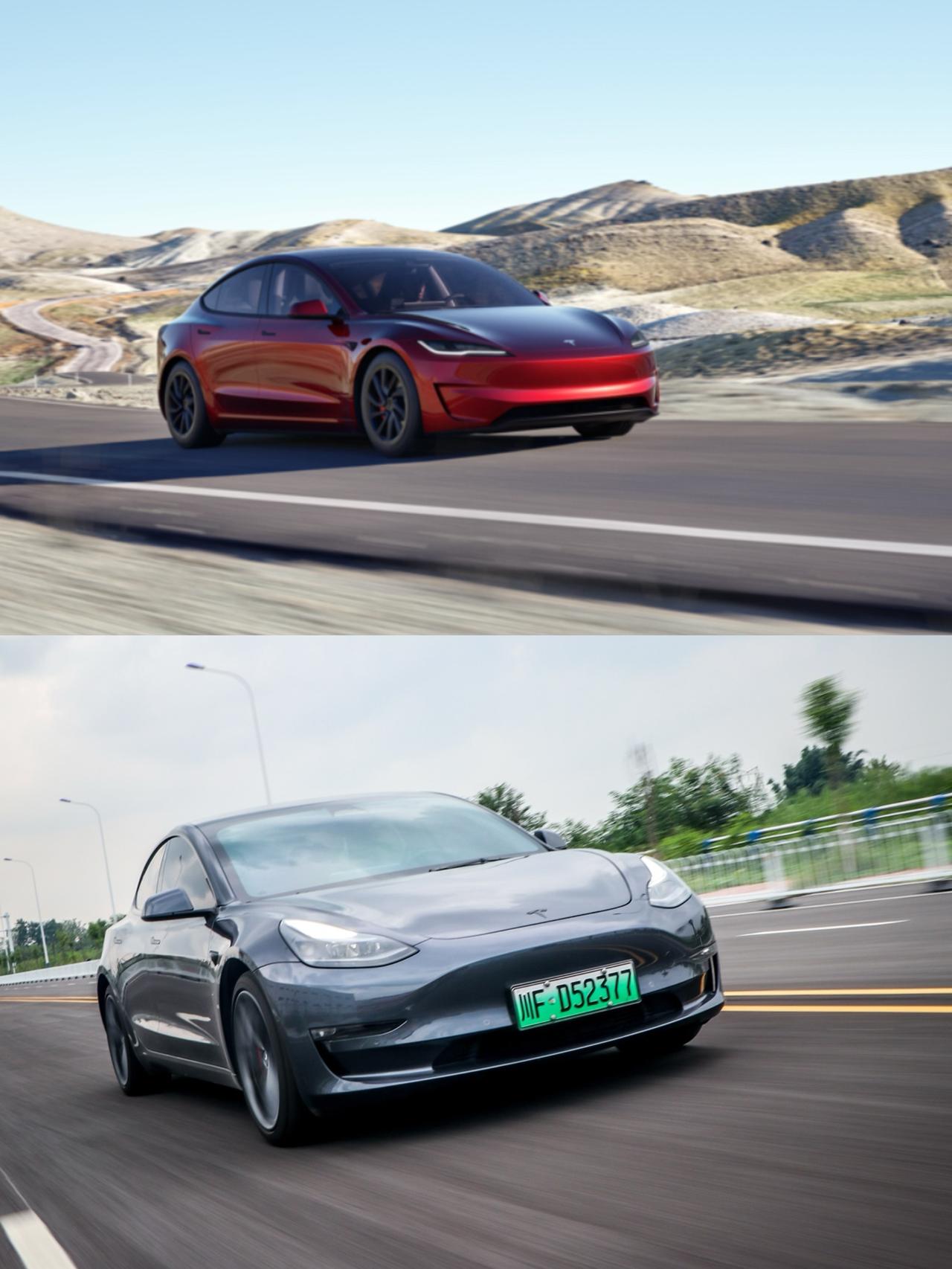 特斯拉全新Model 3高性能版来了，相比我的老款3P在性能和配置方面都有着不小