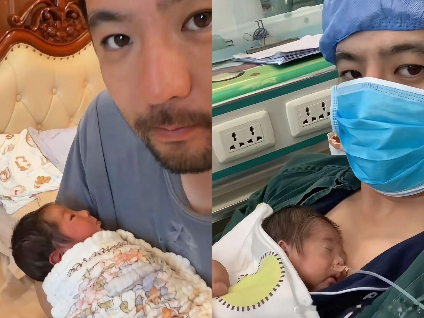 马立奥Leo 新生命的诞生，当时又那么脆弱，比笑脸更先来的是泪水抱奥子确实是皱眉