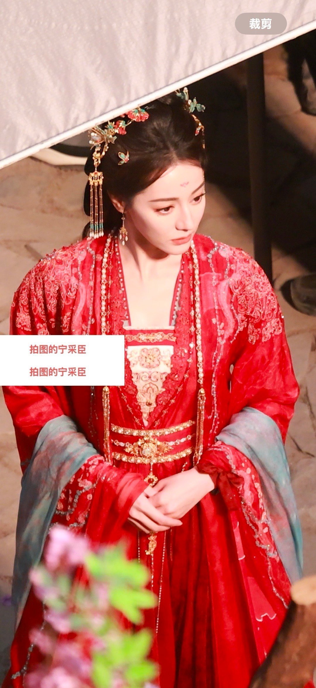迪丽热巴陈飞宇桃花吻路透 迪丽热巴绝美 期待[赞] 