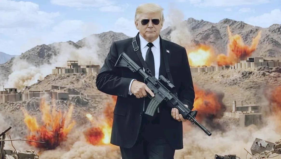 军事行动改成海上封锁，也就是说，美国没办法快速拿下伊朗，只能改成慢慢磨了。特朗普