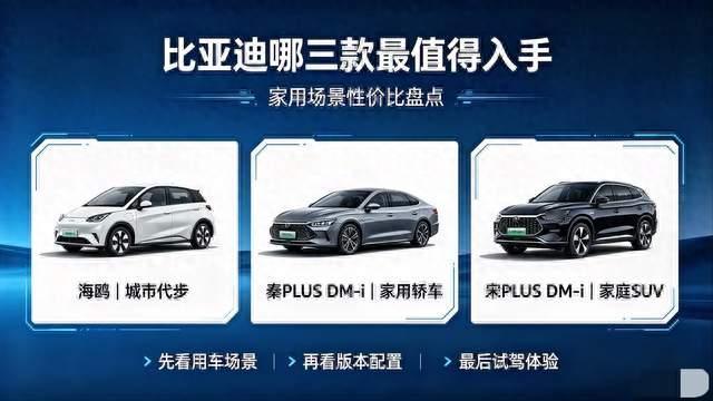 比亚迪车型这么多，哪三款才是真正值得入手的？