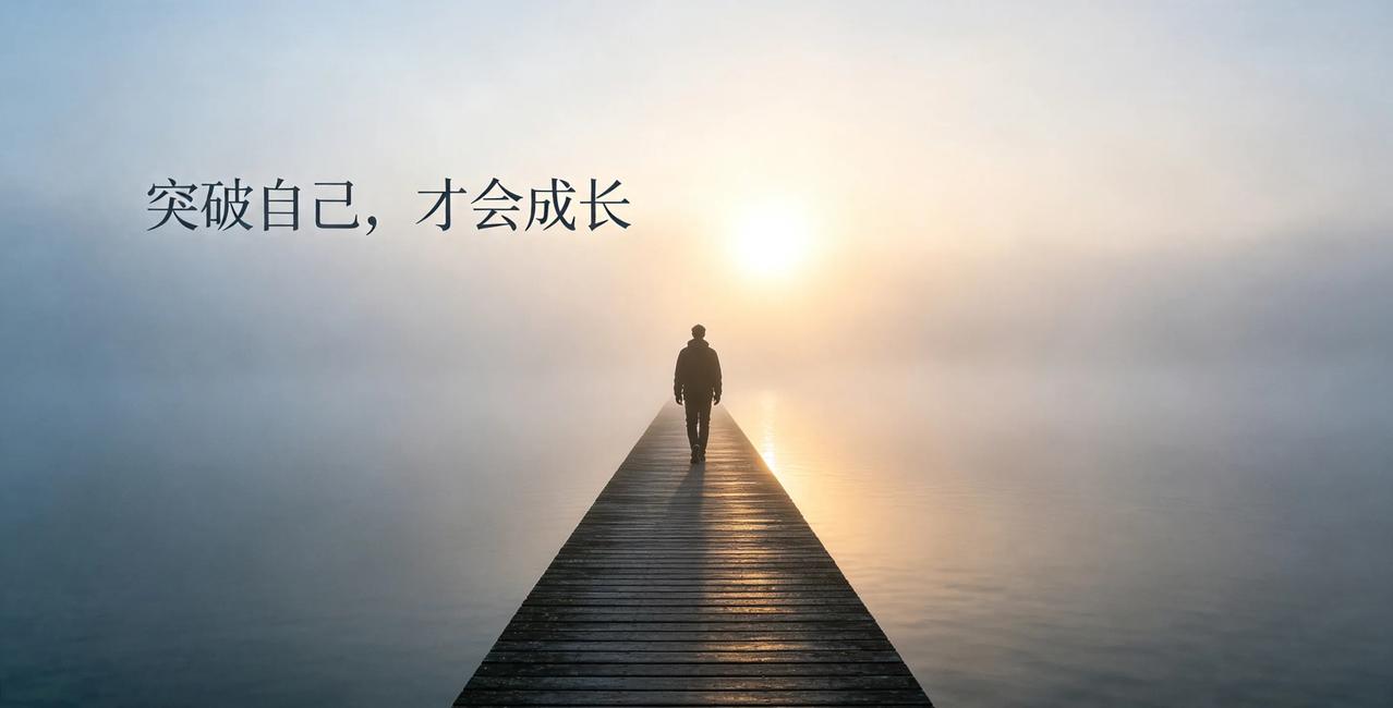 越来越笃定一个真相：一个人最快的成长，不是学习、不是思考，而是硬着头皮去做心里最