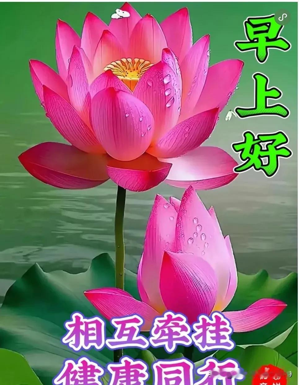 相识从不忘，
一早送吉祥；
相互常牵挂，
彼此暖心间；
但愿都健康，
快乐每一天