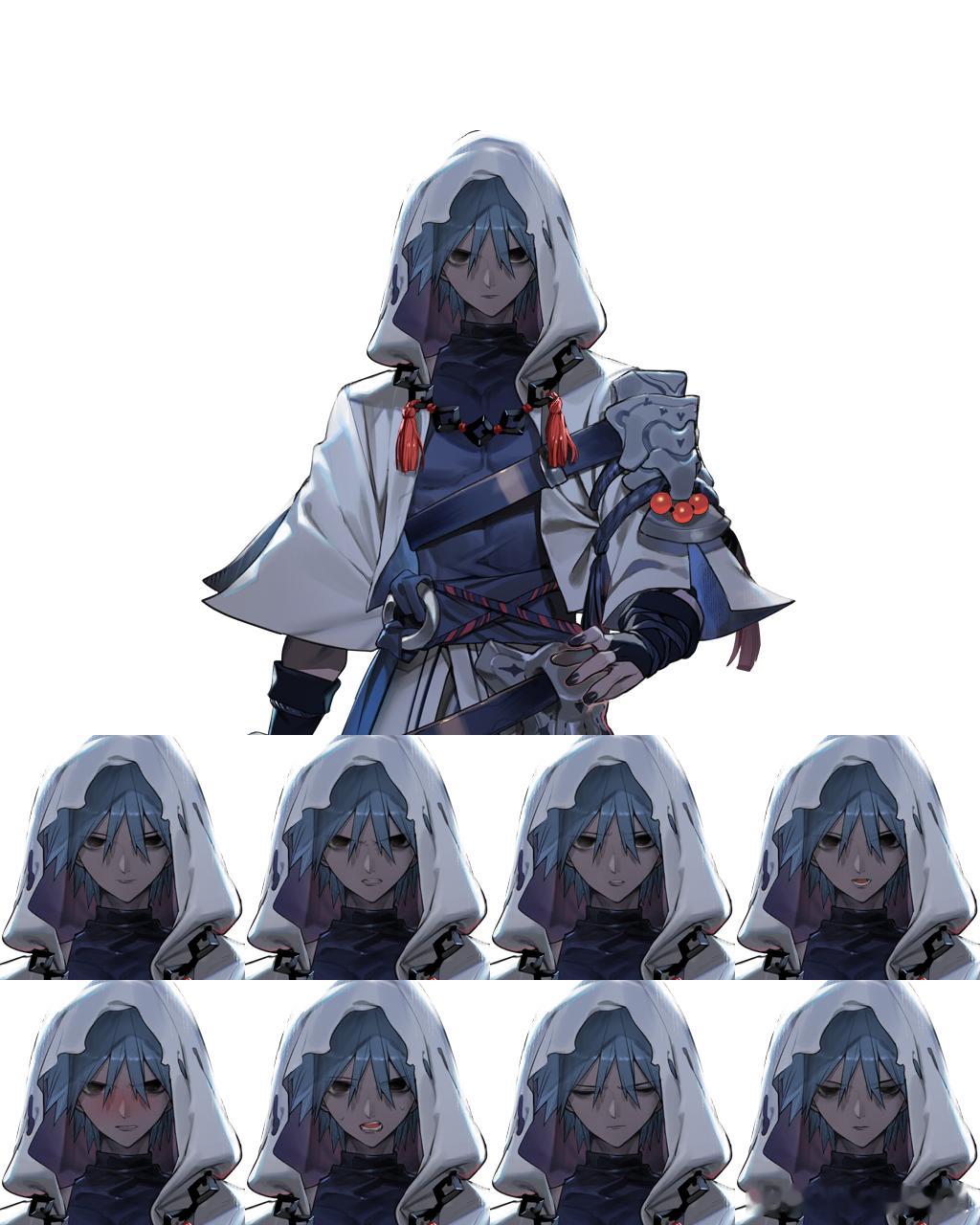 FGO 王哈lily 表情差分（三破是空的） 