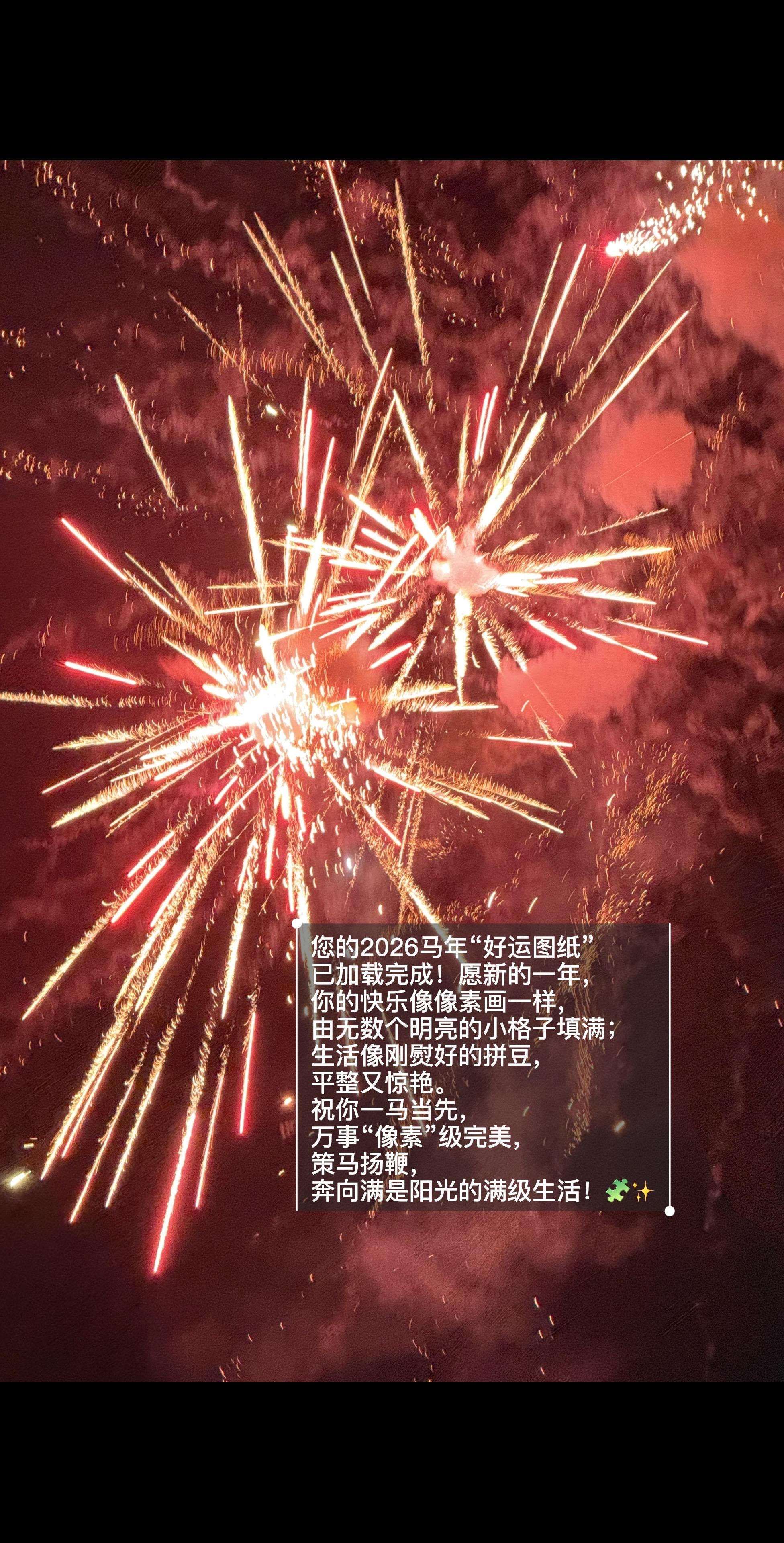 给拼豆人的专属祝福，新年快乐呀小宝们！您的2026马年“好运图纸”已加...