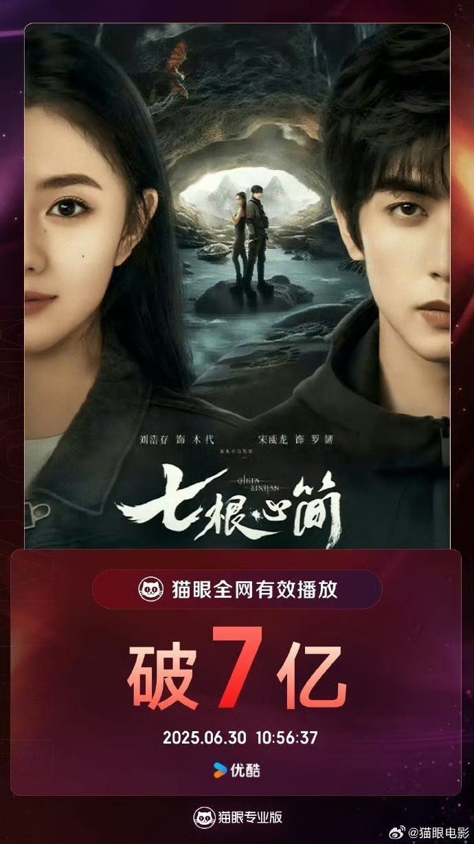刘浩存、宋威龙（排名不分先后）、敖瑞鹏、王奕婷、张亦弛领衔主演网络剧《七根心简》