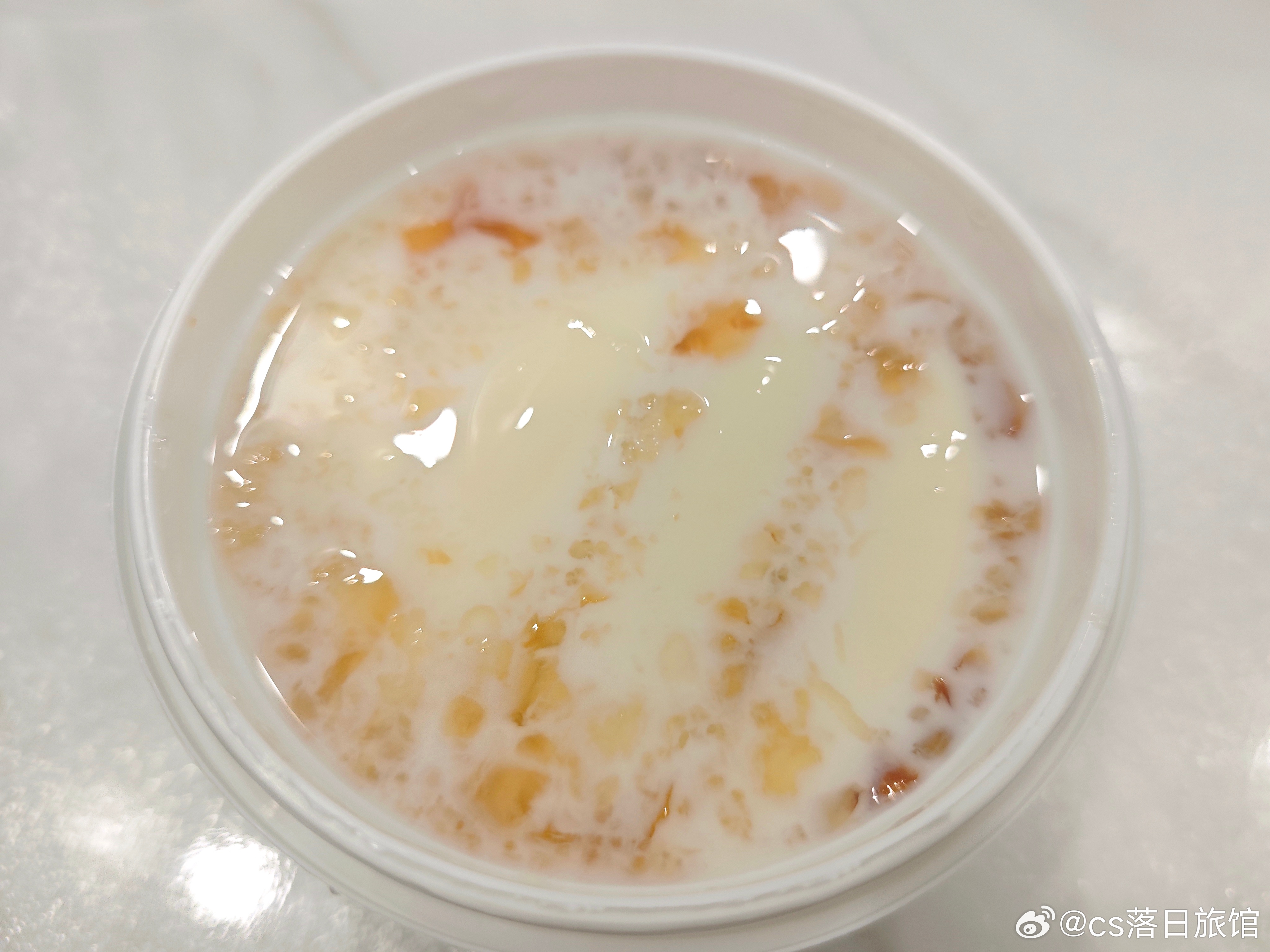 今天的晚餐：豆花 