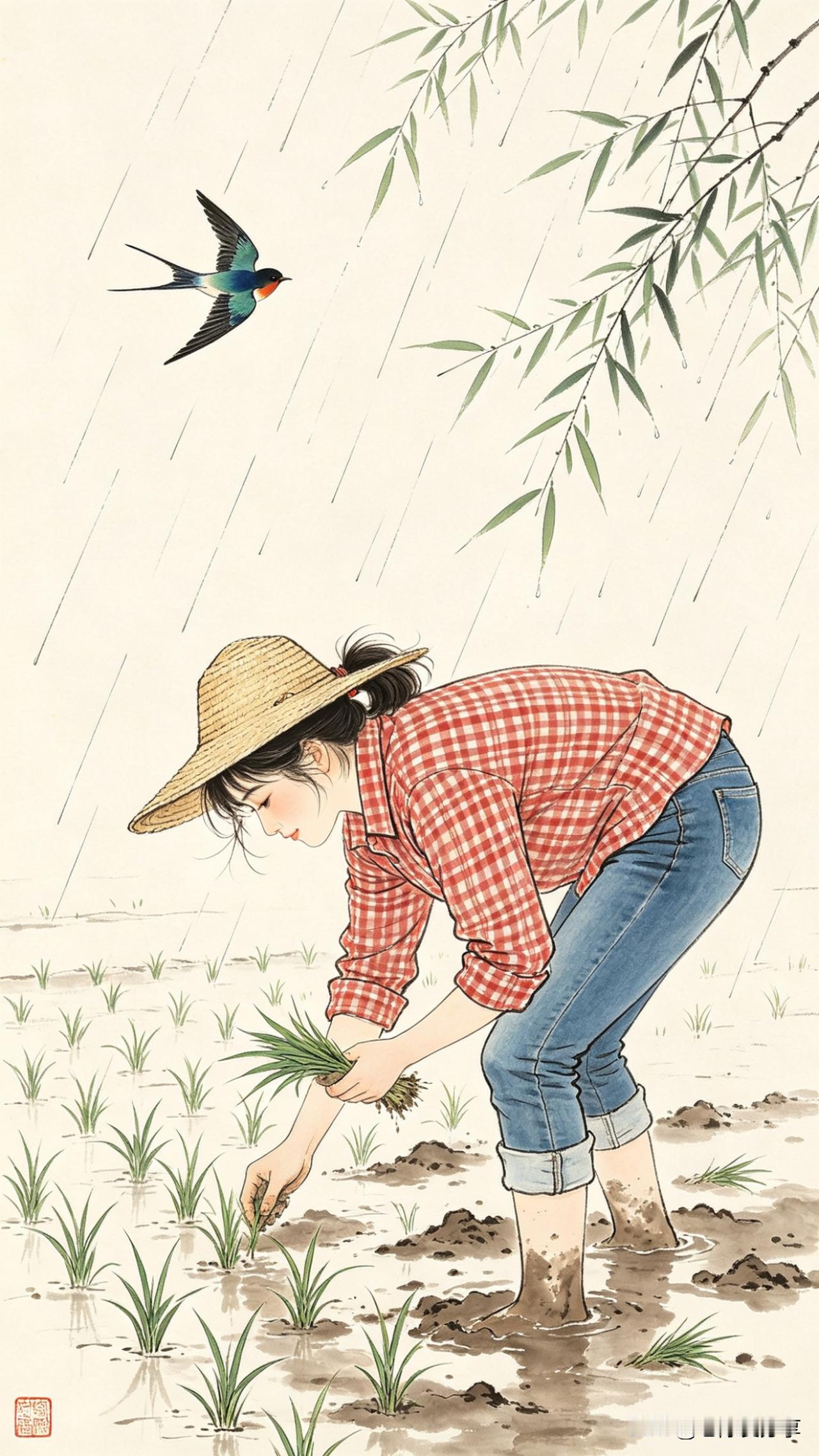 人心是镜子，你对它笑，它对你笑。
遇事先站对方位置瞧一瞧，
将心比心，理自明了。