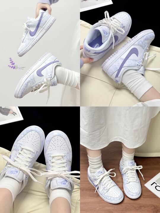 Nike梦幻紫🍇上脚好温柔啊～