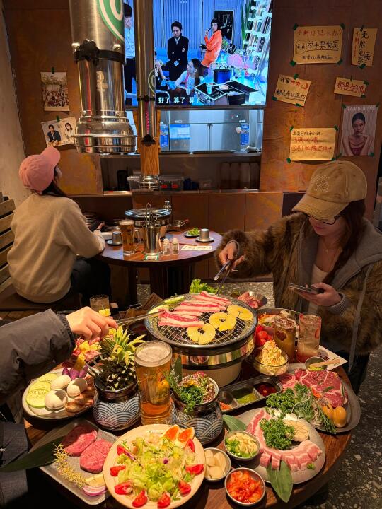 没去韩国！在成都！韩里韩气的烤肉小屋🫧🧃