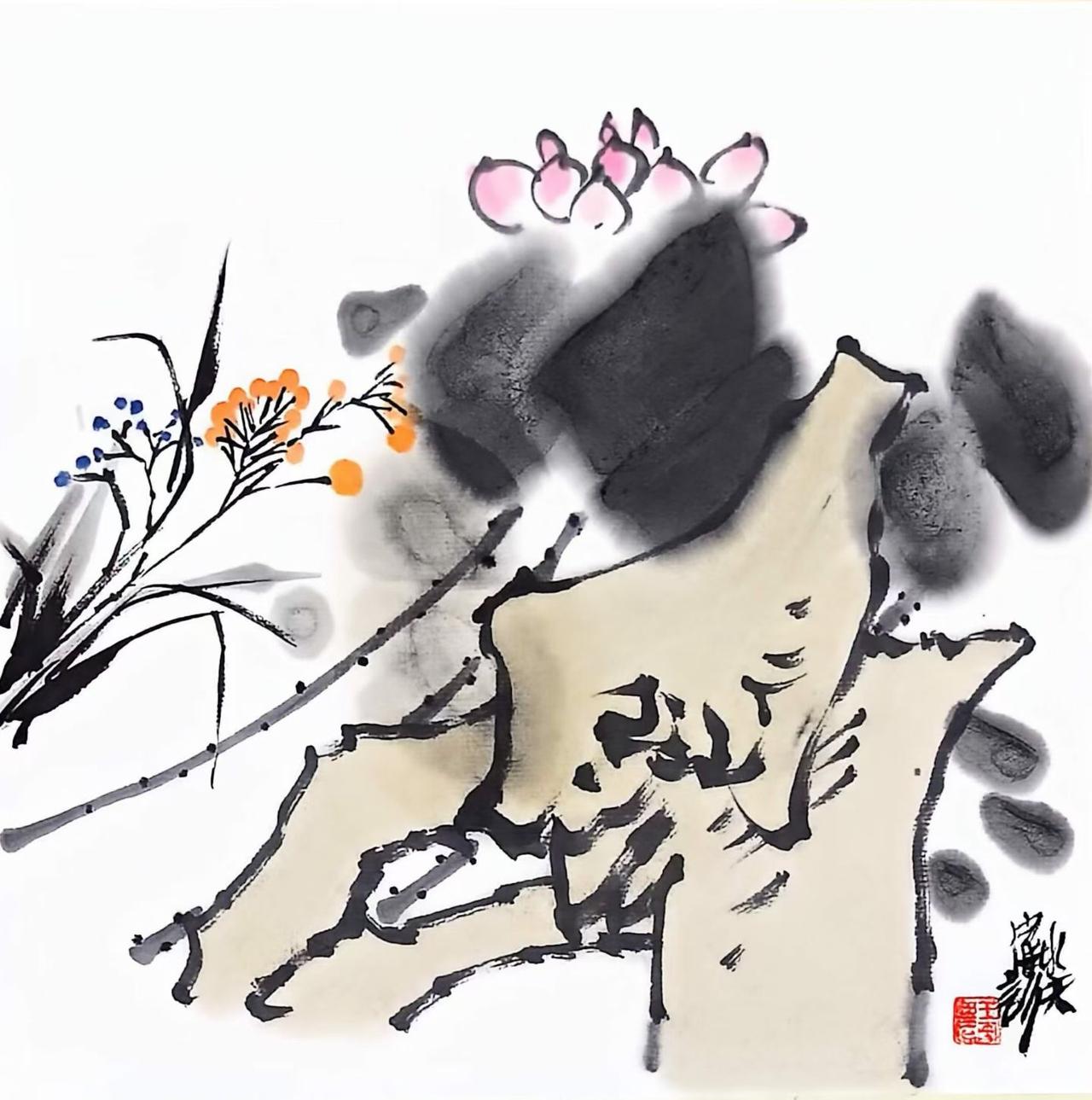 草木含生意，禽鱼自天真～王家训国画小品欣赏字画藏品分享