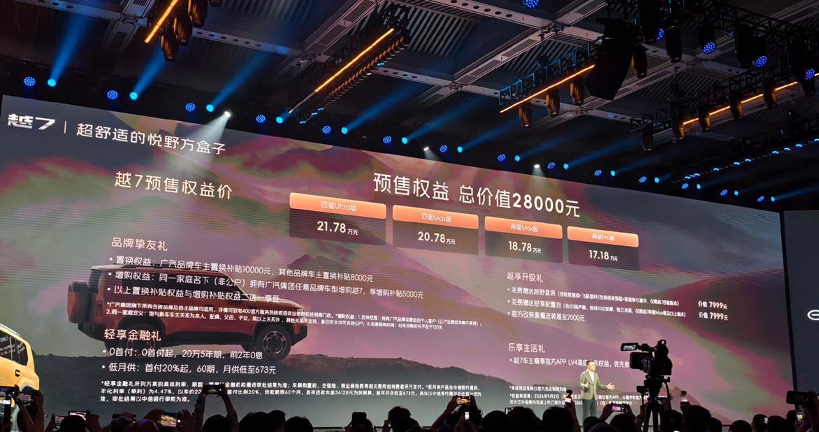 预售价来了，共4个版本，17.18万～21.78万，这台把家用舒适和越野实力捏到