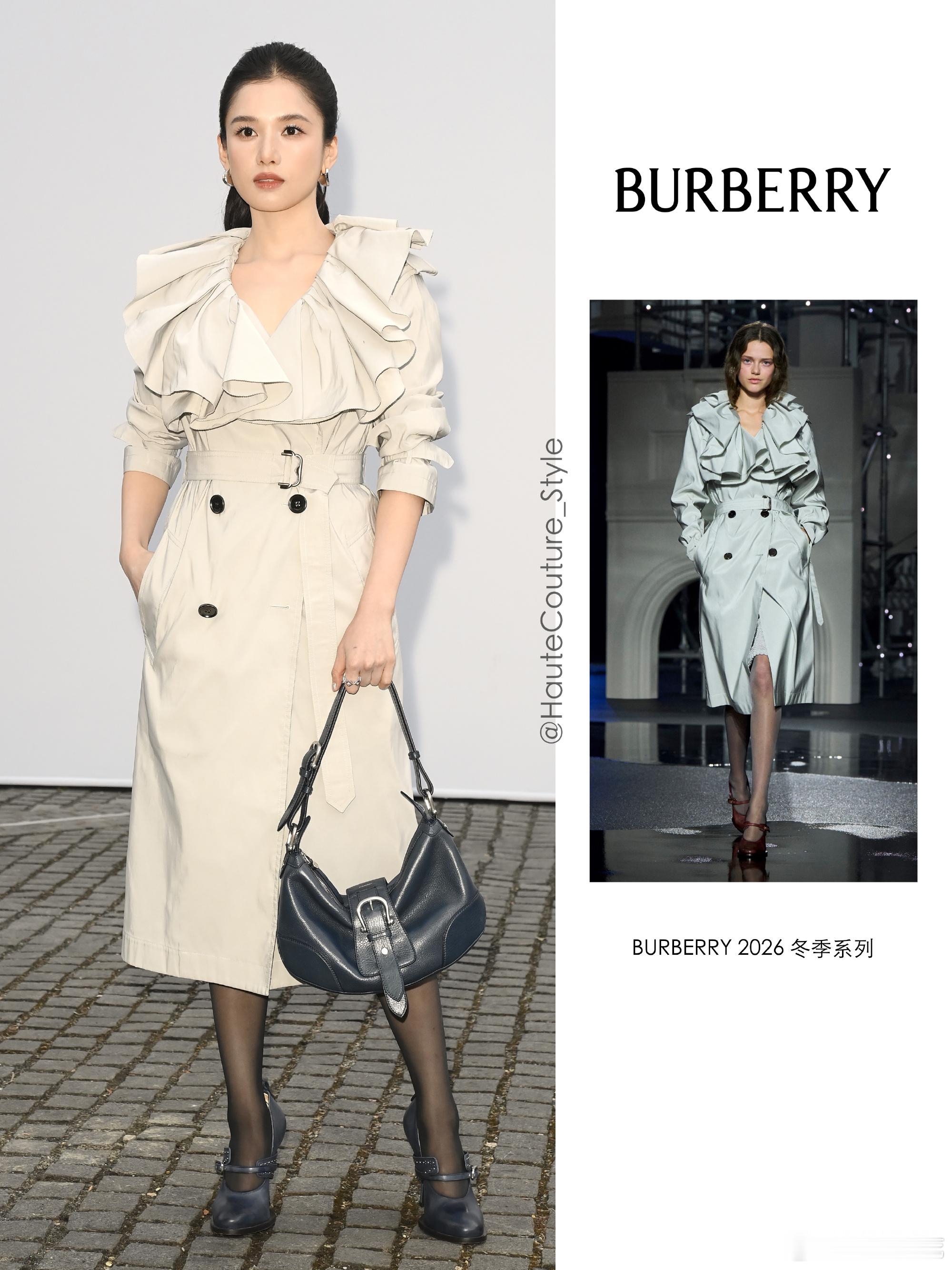 Burberry伦敦大秀张婧仪品牌大使张婧仪出席 Burberry 于伦敦时装周