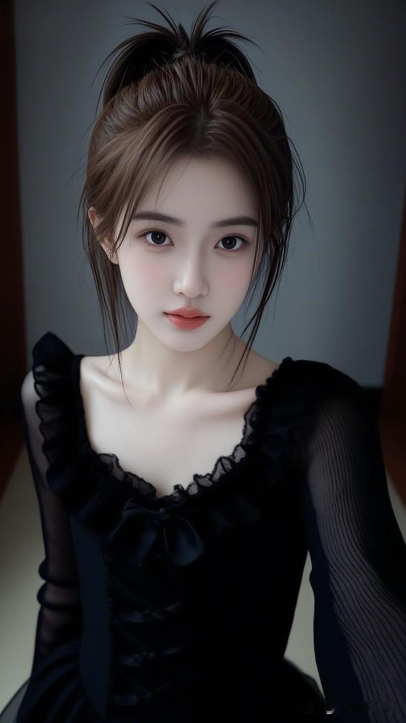 纱少女，梦幻又神秘，快来同款造型！💃🏻✨一个人最美的时候在哪里 黑