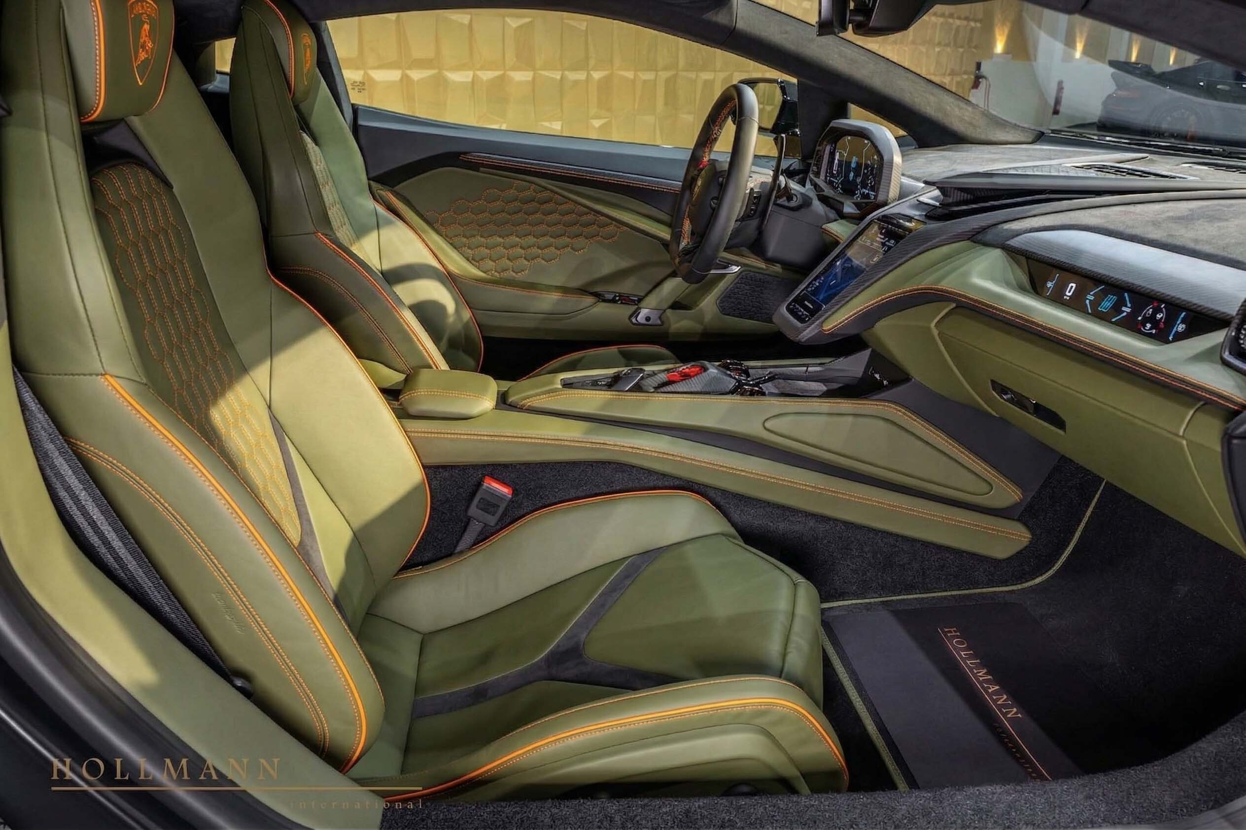 好车分享 Lamborghini Revuelto，绿色大牛好帅，颜色：Verd