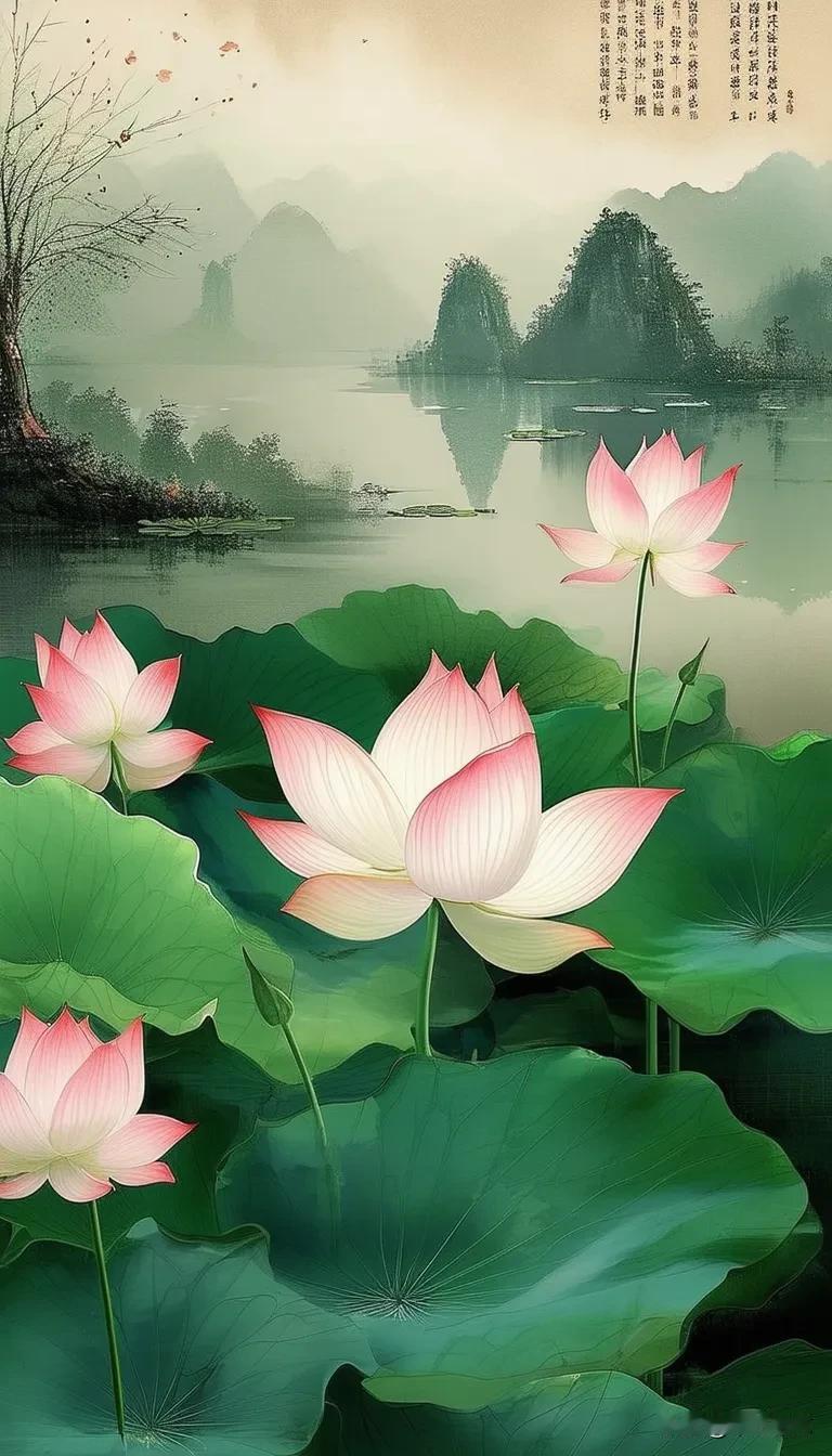 荷香满池塘，水色映山光。
#荷花美景图分享#