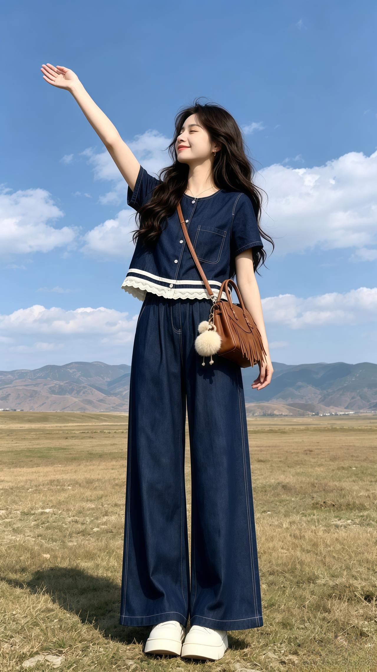 分享夏季韩系穿搭 女生不费力的夏季穿搭 松弛慵懒风穿搭套装 韩系慵懒休闲套装 穿