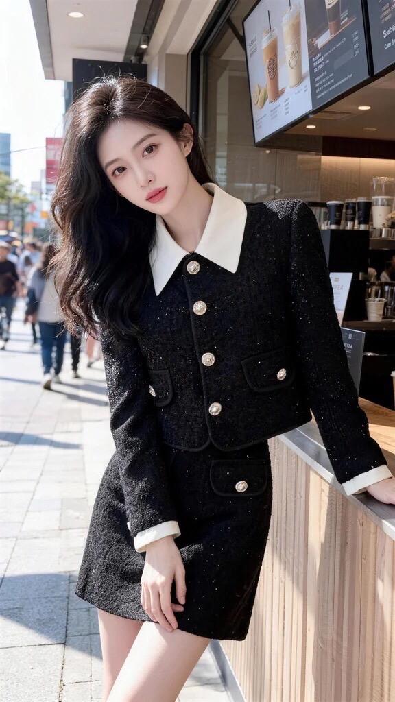 连衣裙分享 温柔穿搭 衣服穿搭 财阀千金穿搭 小香风穿搭